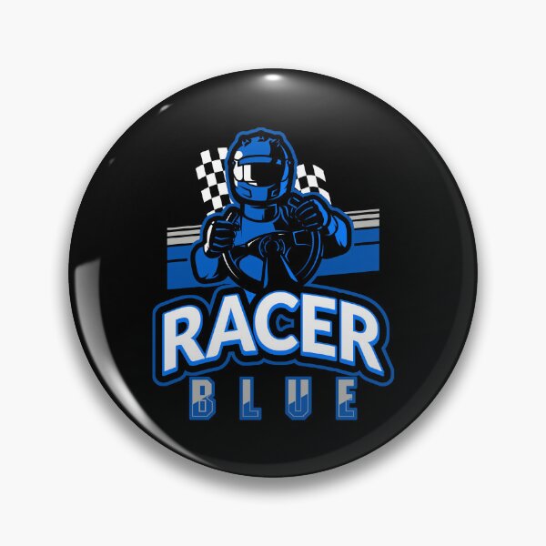 Item preview, Racer Blue Retro designed and sold by concordbred.