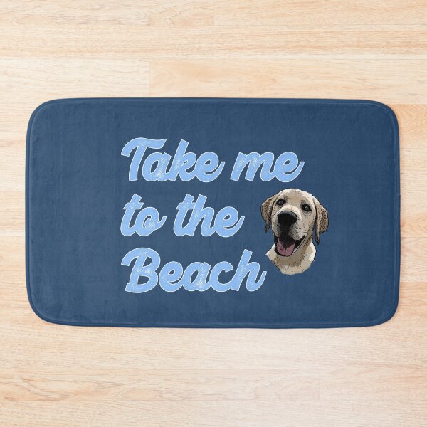 Item preview, Funny Dog - Yellow Lab - Take Me To The Beach - Labradorable designed and sold by OliviaGbyKyro.