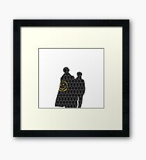 Sherlock Simple Framed Print