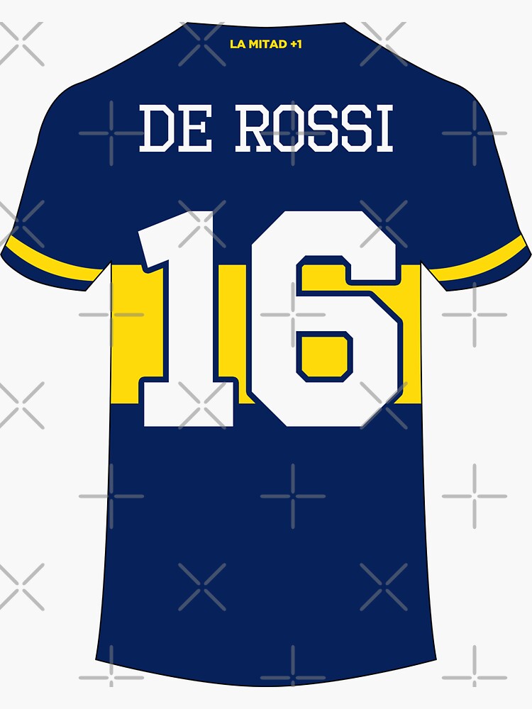 Daniele De Rossi - Boca Juniors Home Kit Sticker for Sale by On Target  Sports