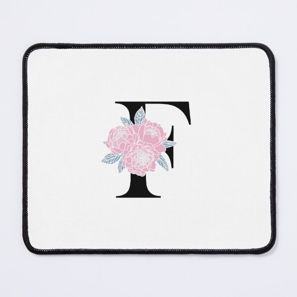 Item preview, Floral monogram F Peony bouquet letter F Wedding initials Capital letter F designed and sold by KateBilous.
