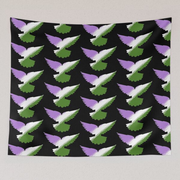 Item preview, Genderqueer Pride Bird designed and sold by Draikinator.