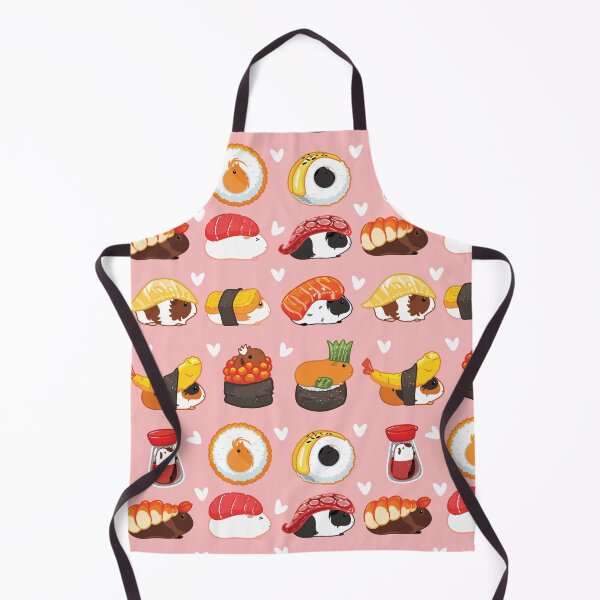 Item preview, Love Guinea Pig Sushi - Pink Background designed and sold by Lulupainting.