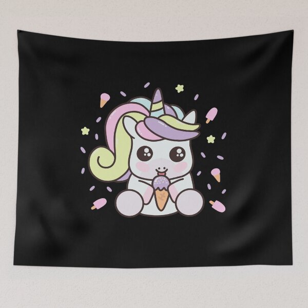 Item preview, Kawaii Cute Magical Pastel Ice Cream Unicorn Sweetcore designed and sold by JokeGysen.