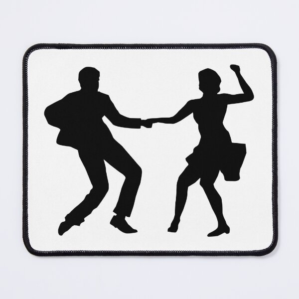 Item preview, Dancing couple, rock and roll dance, couple designed and sold by claudiasartwork.
