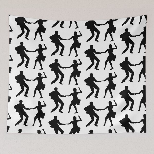 Item preview, Dancing couple, rock and roll dance, couple designed and sold by claudiasartwork.