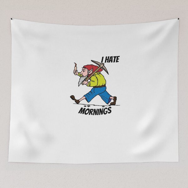 Item preview, I hate mornings funny Dwarfs  designed and sold by PrixSympa.