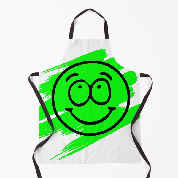 Item preview, Smiley Face With Green Paint Brush Stroke Happy Emoji designed and sold by Moonrock Design.