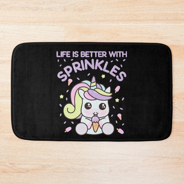 Item preview, Kawaii Cute Magical Pastel Ice Cream Unicorn Life is better with Sprinkles designed and sold by JokeGysen.