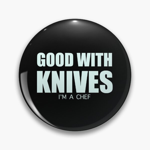 Item preview, Good with knives I’m a chef T-shirt designed and sold by Deathoftheself.