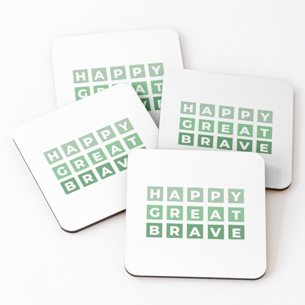 Item preview, Happy Great Brave Wordle Game Lovers designed and sold by RihabPrint.