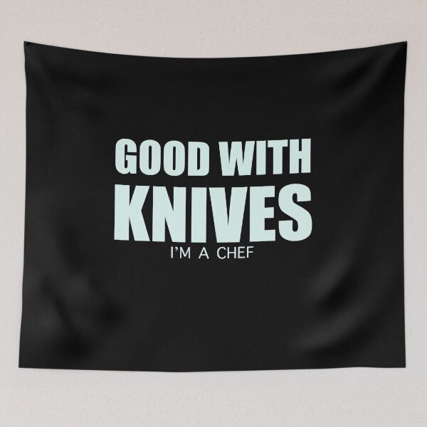 Item preview, Good with knives I’m a chef T-shirt designed and sold by Deathoftheself.