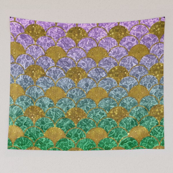 Item preview, Gold Aqua Background Paper - Aqua Background | Green Wallpaper designed and sold by Delandor.