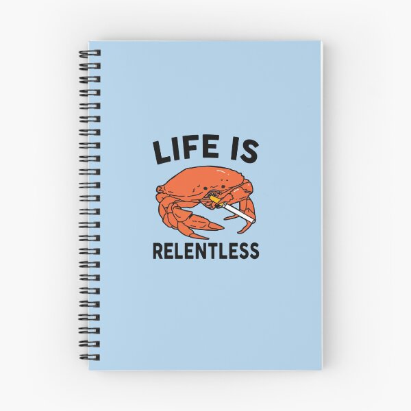 Item preview, Crab Smoking Life Is Relentless Sticker designed and sold by PaulWilla.