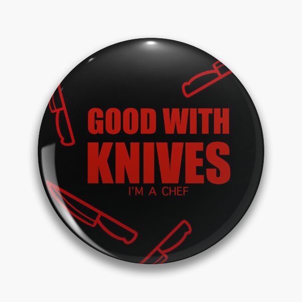 Item preview, Good with knives I’m a chef Knife T-shirt designed and sold by Deathoftheself.