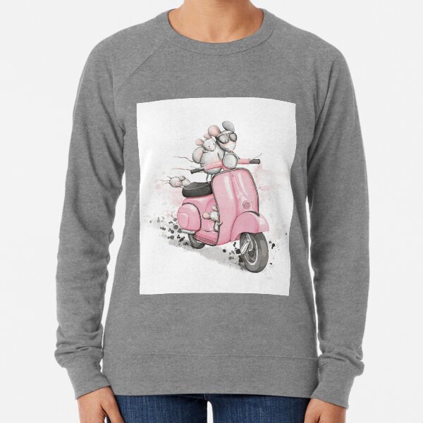 Sweat Shirt Hoodie Vespa Man Youngtimer Vintage Moped Scooter Sweater 