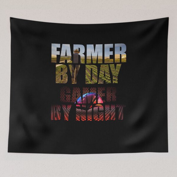 Item preview, Farmer By Day Gamer By Night designed and sold by NineOneOne.