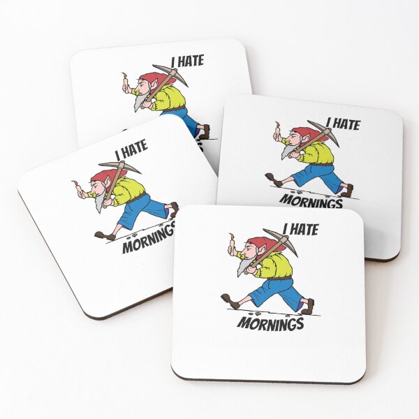Item preview, I hate mornings funny Dwarfs  designed and sold by PrixSympa.