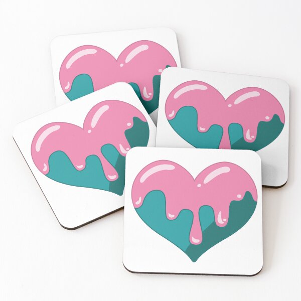Item preview, melting heart designed and sold by thecryptidcafe.