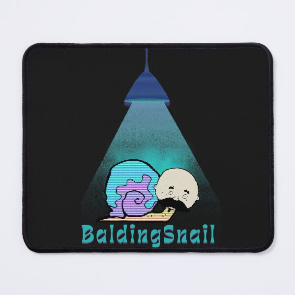 Item preview, BaldingSnail - Funny Skateboarding Animal designed and sold by BaldingSnail.