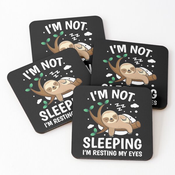 Item preview, im not sleeping im resting my eyes-funny animals typography designed and sold by Hartics.