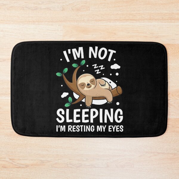 Item preview, im not sleeping im resting my eyes-funny animals typography designed and sold by Hartics.