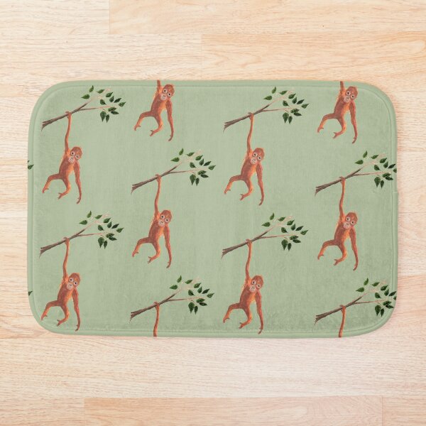 Item preview, Orangutan Swinging on Branch designed and sold by emrstudioart.