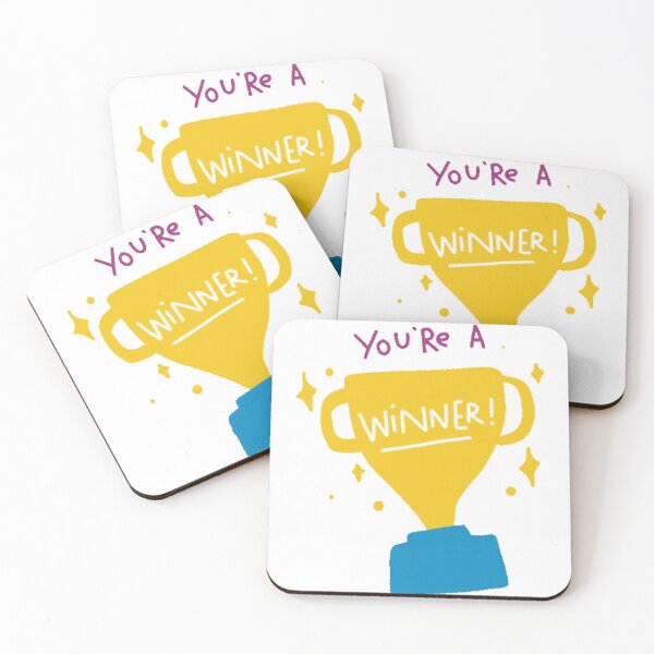 Item preview, YOU'RE A WINNER  designed and sold by DiscoVibes.