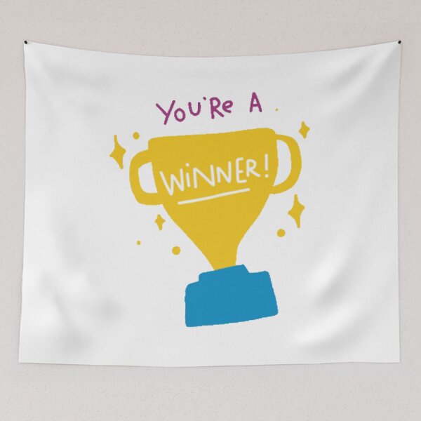 Item preview, YOU'RE A WINNER  designed and sold by DiscoVibes.