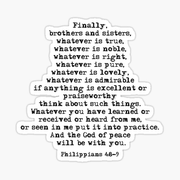 philippians chapter 4 verse 8-9