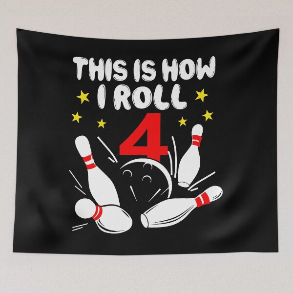 Item preview, This Is How I Roll 4 Year Old Bowling 4th Birthday designed and sold by Rebecca-Cruz.