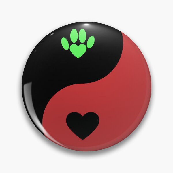 Item preview, Yin Yang heart designed and sold by vouivra.