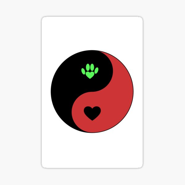 Artikel-Vorschau von Yin-Yang-Herz, designt und verkauft von vouivra.