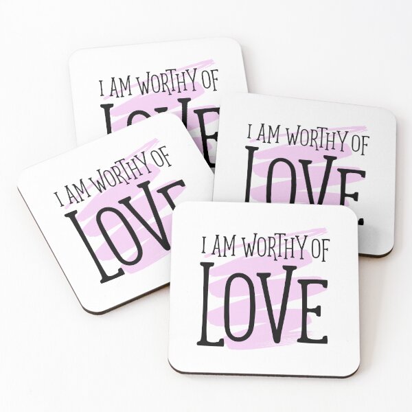 Item preview, I am Worthy of Love designed and sold by dearlydesigns.