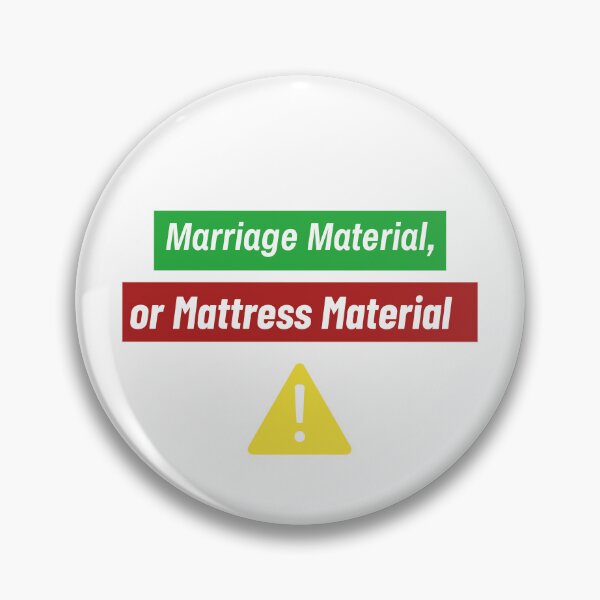 Item preview, Marriage material or Mattress material designed and sold by CrazeeTeez.