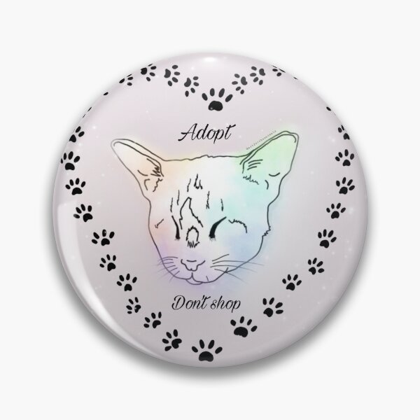 Item preview, Adopt don't shop sticker designed and sold by asra2020.