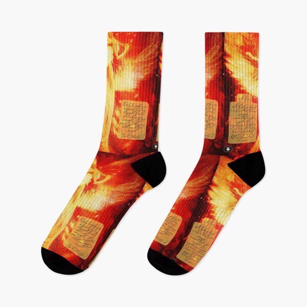 Item preview, Fire Angel Design with A Fire poem designed and sold by ForscarlettPub.
