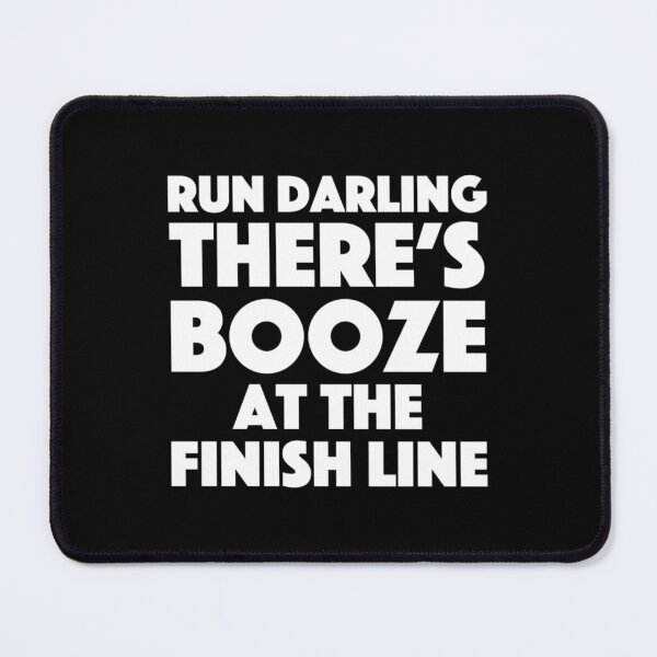 Item preview, Absolutely Fabulous - Run darling there’s booze at the finish line Fitted Scoop designed and sold by RudeCrudeUKs.