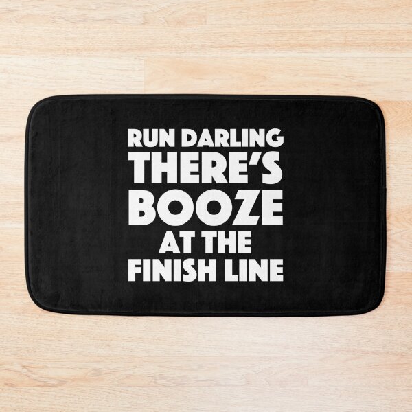 Item preview, Absolutely Fabulous - Run darling there’s booze at the finish line Fitted Scoop  designed and sold by RudeCrudeUKs.