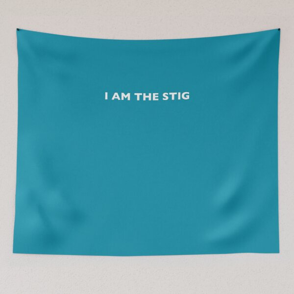 Item preview, I AM THE STIG - English White Writing Essential T-Shirt designed and sold by AndreSchrader.