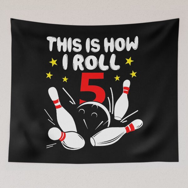 Item preview, This Is How I Roll 5 Year Old Bowling 5th Birthday Boys designed and sold by Rebecca-Cruz.