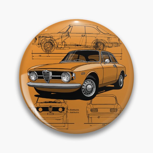 Item preview, My drawing of the classic Italian sports coupe designed and sold by designjaag.