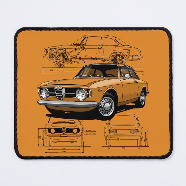 Item preview, My drawing of the classic Italian sports coupe designed and sold by designjaag.