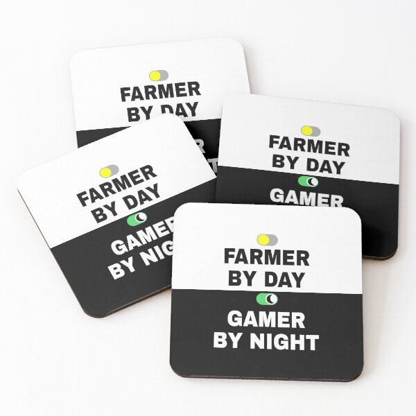 Item preview, Farmer By Day Gamer By Night - Simple Design designed and sold by FridPix.
