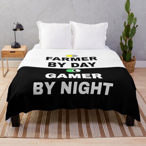 Item preview, Farmer By Day Gamer By Night - Simple Design designed and sold by FridPix.