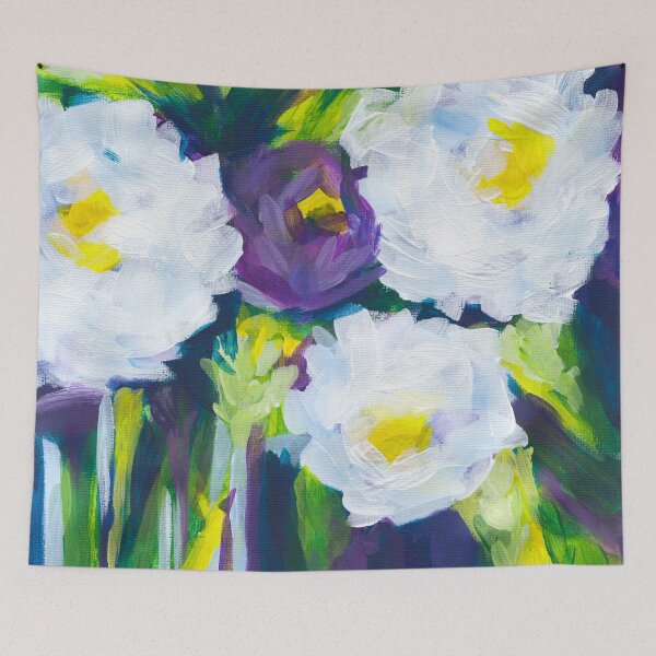 Item preview, Abstract Peonies designed and sold by vanderkat.