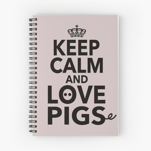 Item preview, Keep Calm And Love Pigs Gift For Men Women Pig Lovers designed and sold by JooArtPrints  ★★★★★.