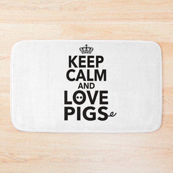 Item preview, Keep Calm And Love Pigs Gift For Men Women Pig Lovers designed and sold by JooArtPrints  ★★★★★.