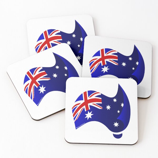 Item preview, Australia Flag Map designed and sold by D4mon.