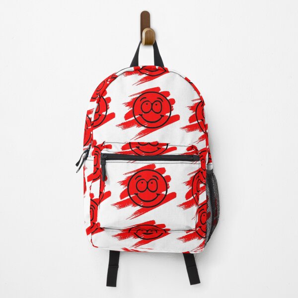 Item preview, Red Smiley Face Brush Stroke Emoji Style Happy Art Design designed and sold by Moonrock Design.